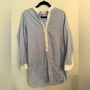 Michael Kors Light Blue and White Casual dress